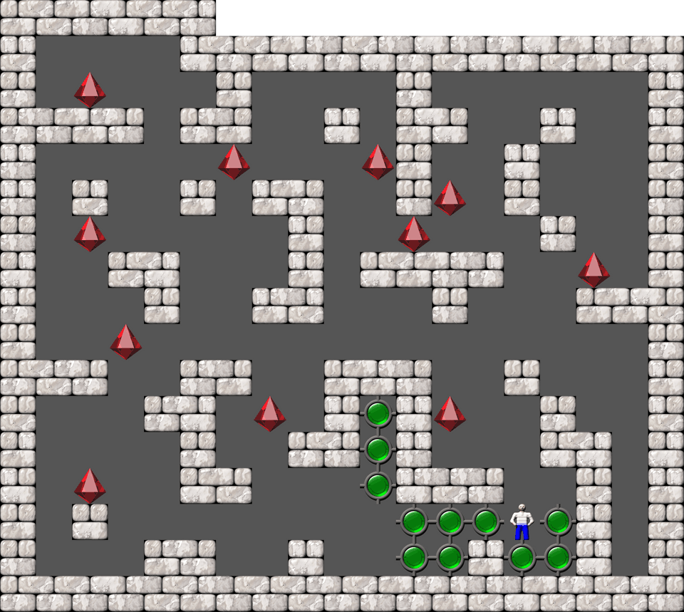 Sokoban Mass Remodel level 1683